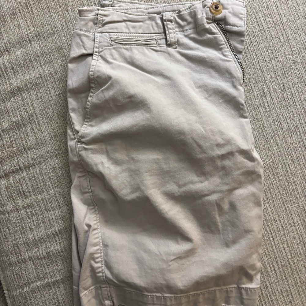 American Eagle Outfitters Light Gray Flex Shorts